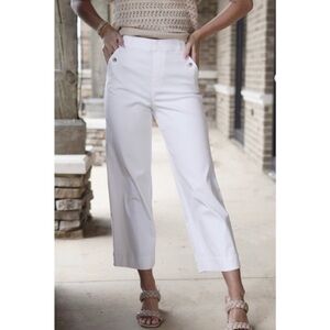 SPANX Women's Elegant White Ankle Pants